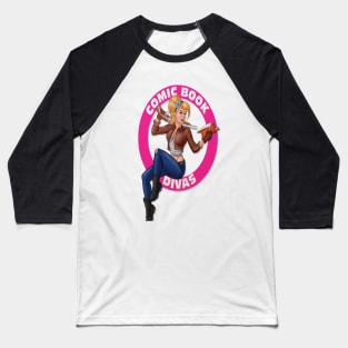 COMIC BOOK DIVAS LOGO SHIRT Baseball T-Shirt